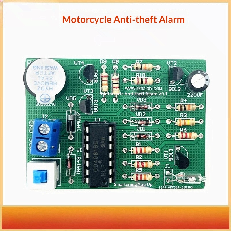 Diy Motorcycle Electronics - 오토바이 진동 방지 도난 경보 DIY