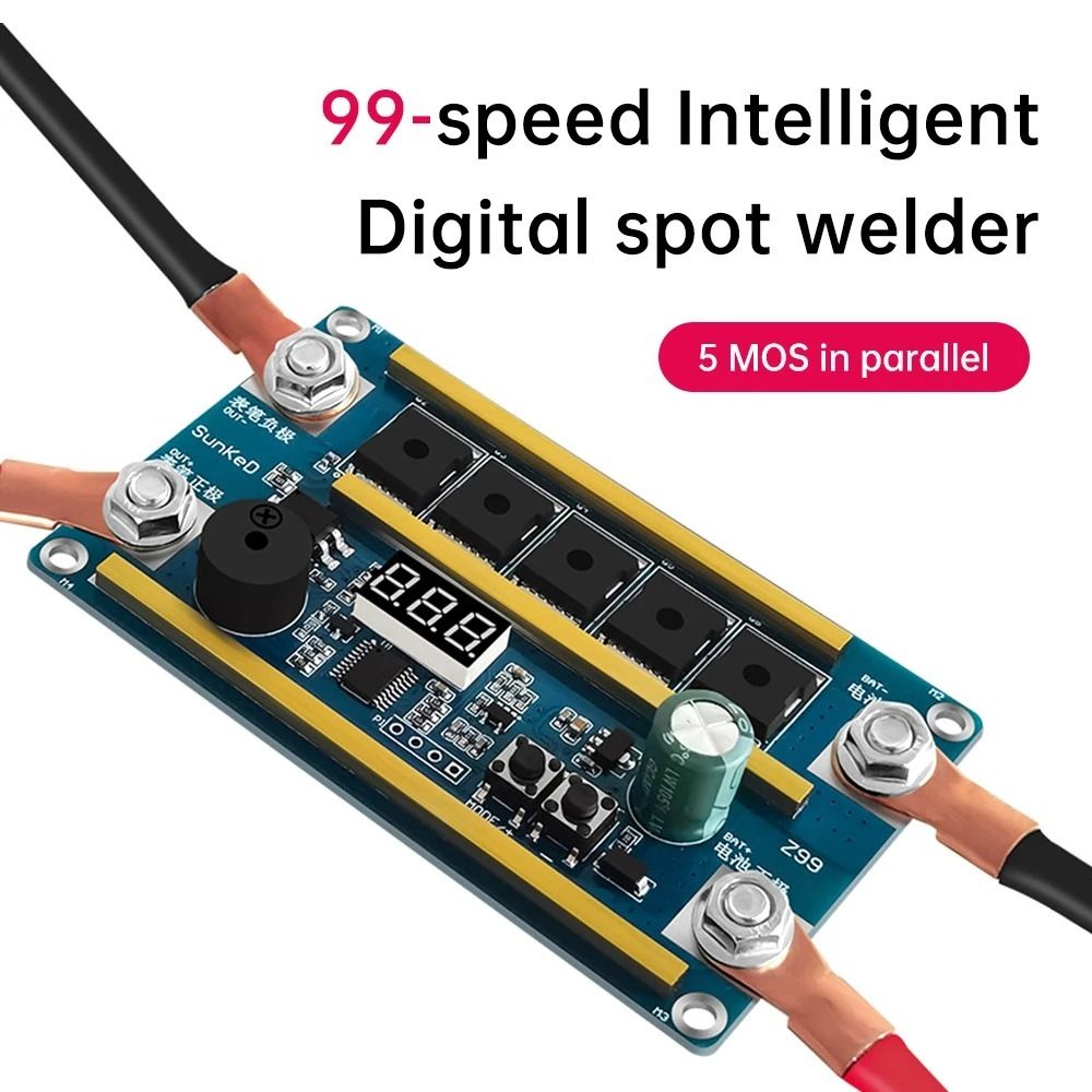 Diy Electronics Spot Welder - 휴대용 12V 스폿 용접기 디지털 디스플레이