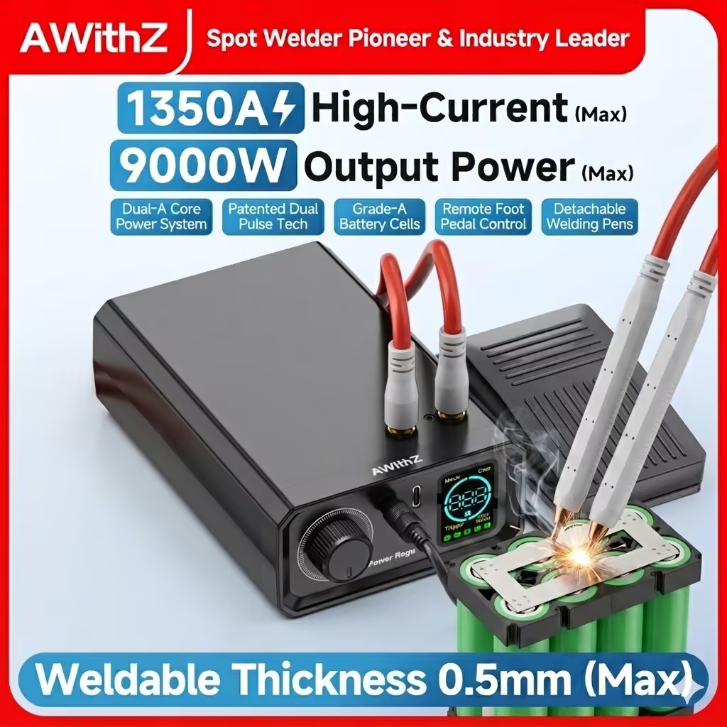 Diy Electronics Spot Welder - Awithz 9000W 스팟 용접기 고출력 휴대용