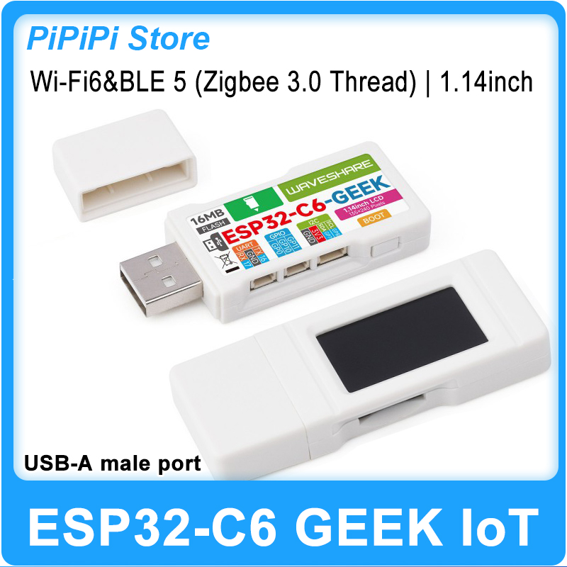 Diy In Electronics - ESP32-C6 GEEK 개발 보드 1.14인치 LCD