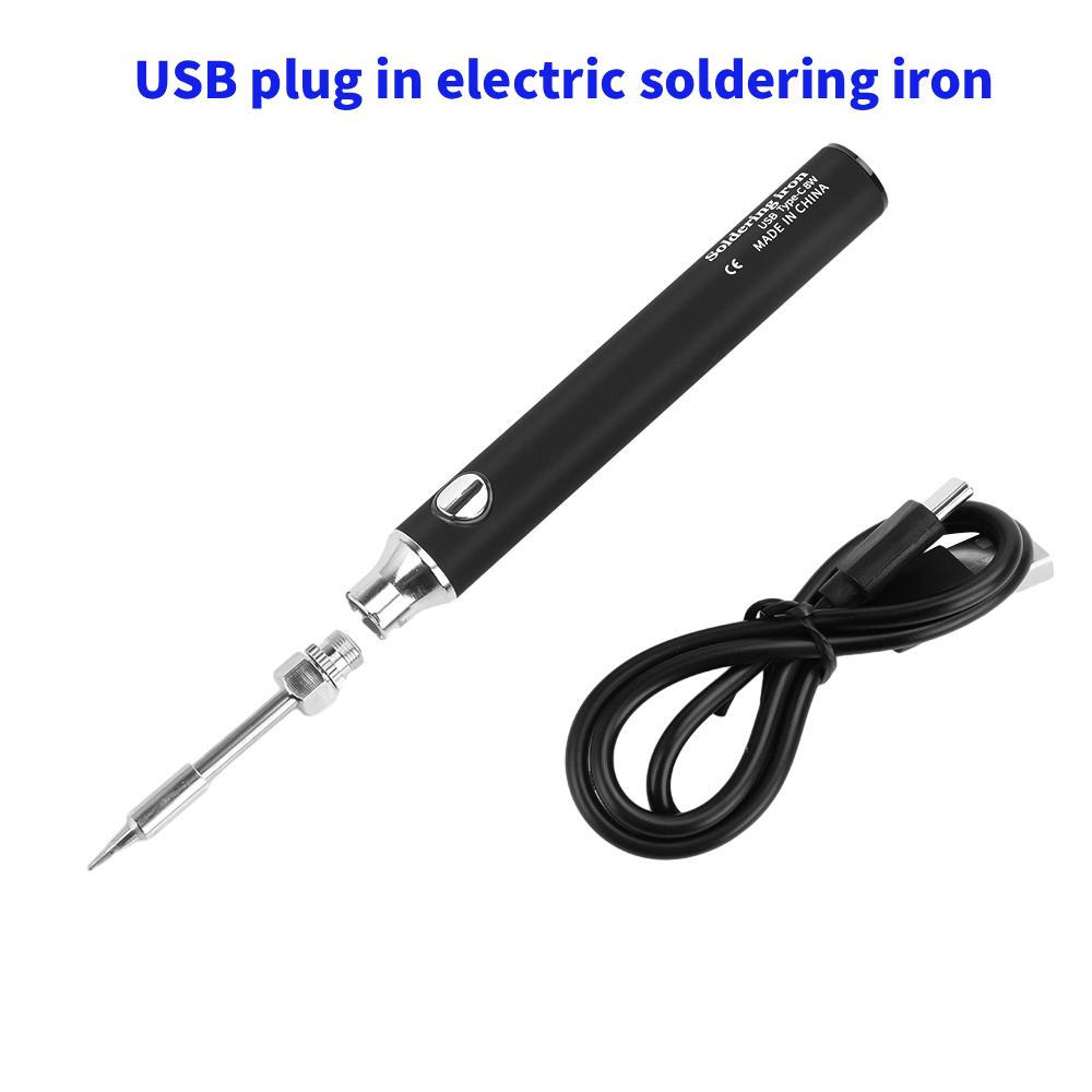 Flux Pen Electronics - 미니 USB 타입-C 납땜 인두 3단계