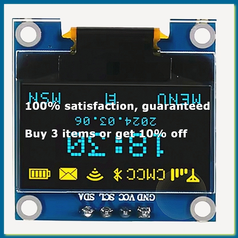 I2C Lcd Display - 0.96인치 OLED 디스플레이 스크린 모듈 I2C