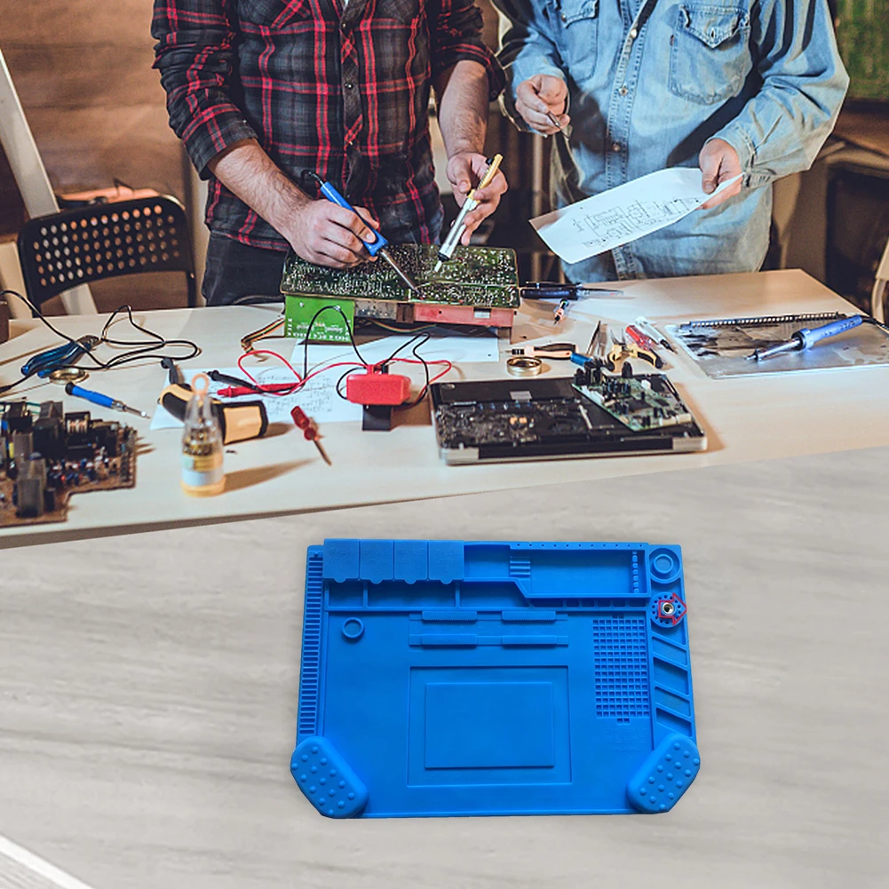 Diy Electronics Workstation - A-500 납땜 스테이션 매트 실리콘 작업