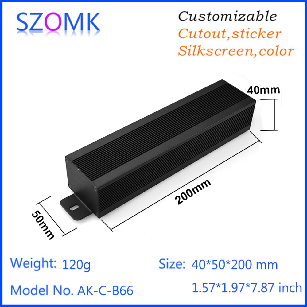 Diy Enclosure For Electronics - 1 조각 40*50*200mm 알루미늄 상자 인클로저