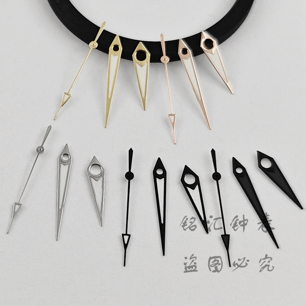 블랙 그레이 NH35 핸드 로즈 골드 실버 골드 시계  - Diy Electronics Watch 리뷰 및 가격