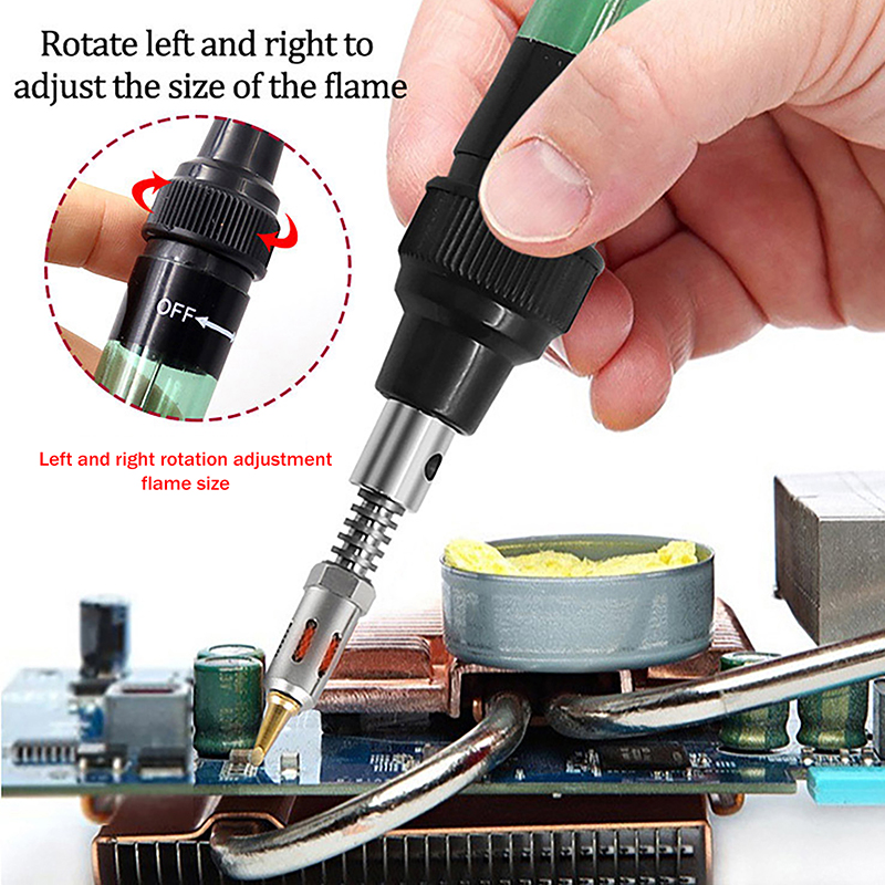 1PC 플라스틱 금속 1300 ℃   부탄 납땜 인두  - Flux Pen Electronics 리뷰 및 가격
