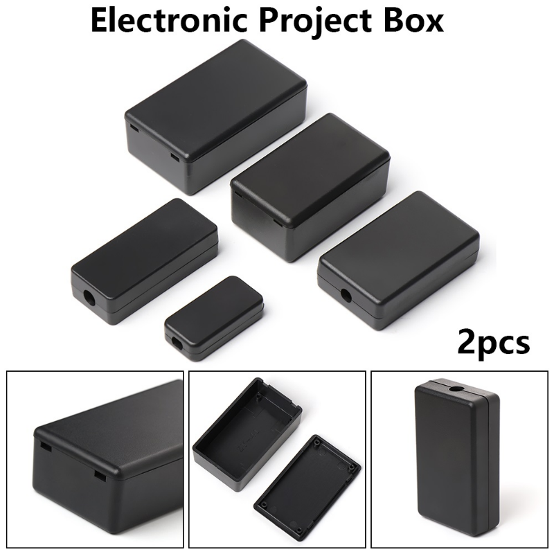2PCS 새로운 고품질 플라스틱 방수 블랙 박스 DIY - Diy Electronics Project 리뷰 및 가격