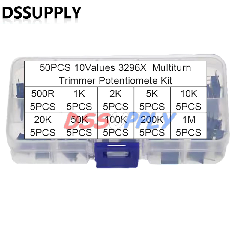 3296 3296X 멀티턴 트리머 전위차계 키트, 고정 - Useful Diy Electronics 리뷰 및 가격