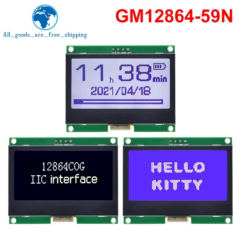 1/3PCS 12864 IIC LCD 모듈 128X64 - I2C Lcd Display 리뷰 및 가격