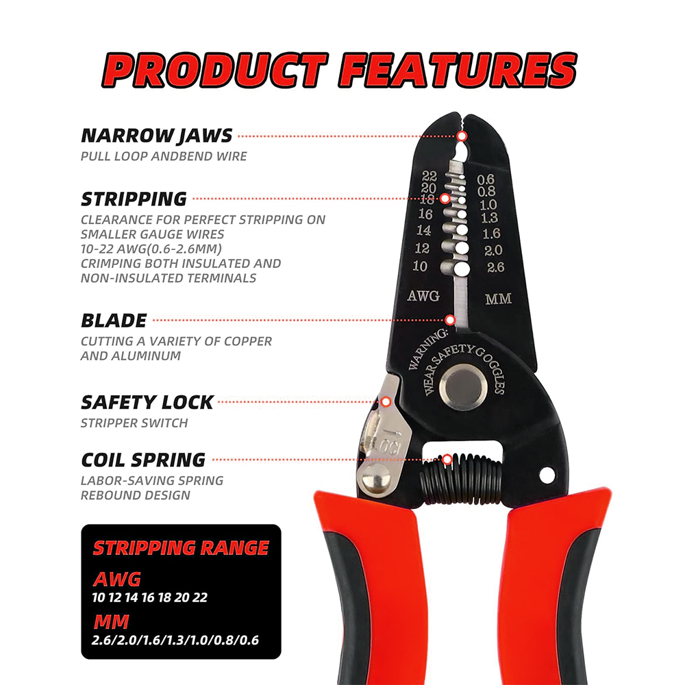와이어 커터, 와이어 스트리퍼 크림퍼, 와이어 스트리핑 - Wire Stripper Cutter 리뷰 및 가격