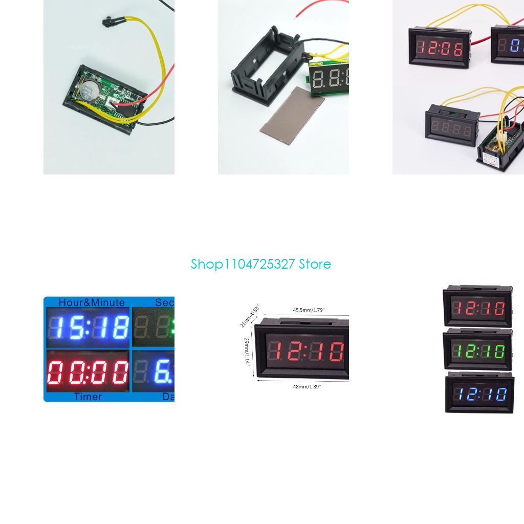D8KF 디지털 자동차 시계 자동 전자 시계 24h L - Diy Motorcycle Electronics 리뷰 및 가격