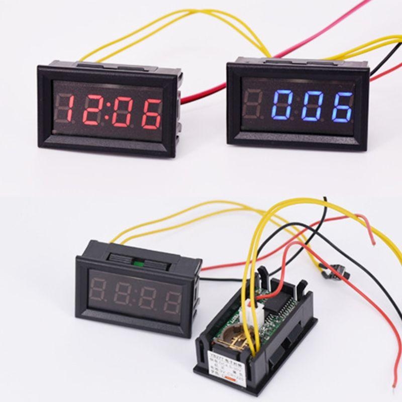D8KF 디지털 자동차 시계 자동 전자 시계 24h L - Diy Motorcycle Electronics 리뷰 및 가격