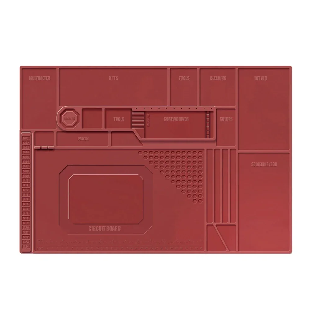 1 Pcs 납땜 매트 내열성 실리콘 작업 패드 55x3 - Diy Electronics Workstation 리뷰 및 가격