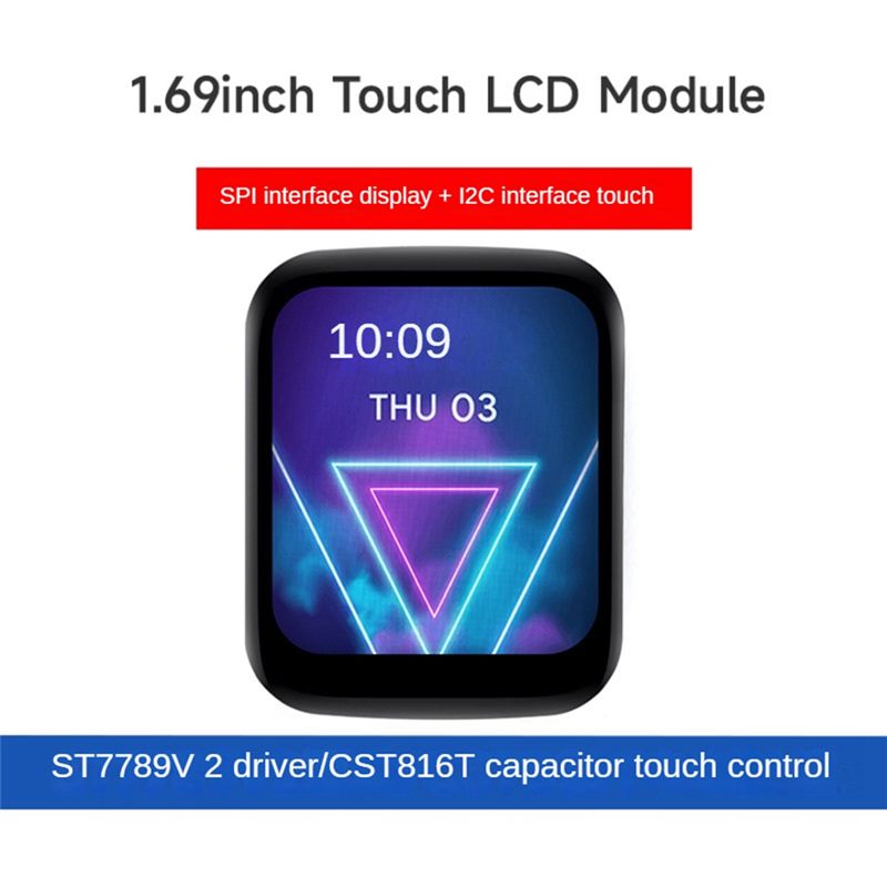 터치 패널이 포함된 절묘한 1.69인치 원형 LCD 디 - I2C Lcd Display 리뷰 및 가격