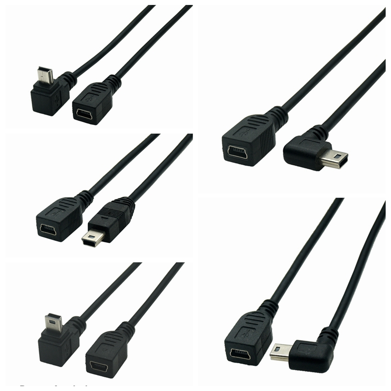 미니 USB 5 코어 케이블 5Pin 남성 플러그 여성 - Diy Electronics Wire 리뷰 및 가격
