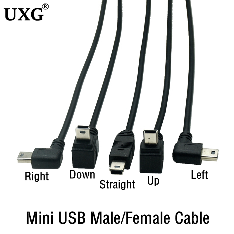 미니 USB 5 코어 케이블 5Pin 남성 플러그 여성 - Diy Electronics Wire 리뷰 및 가격