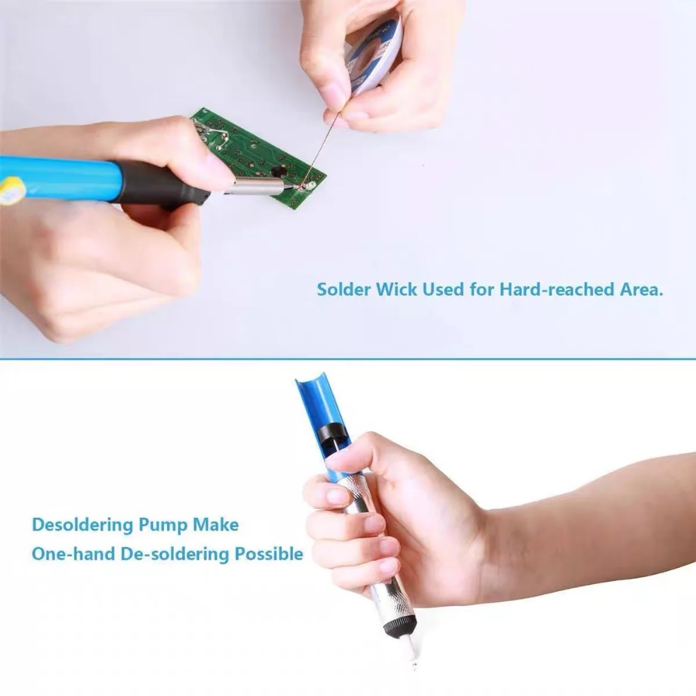 알루미늄 디 솔더링 펌프 진공 주석 제거 펜 디 솔더링 - Flux Pen Electronics 리뷰 및 가격