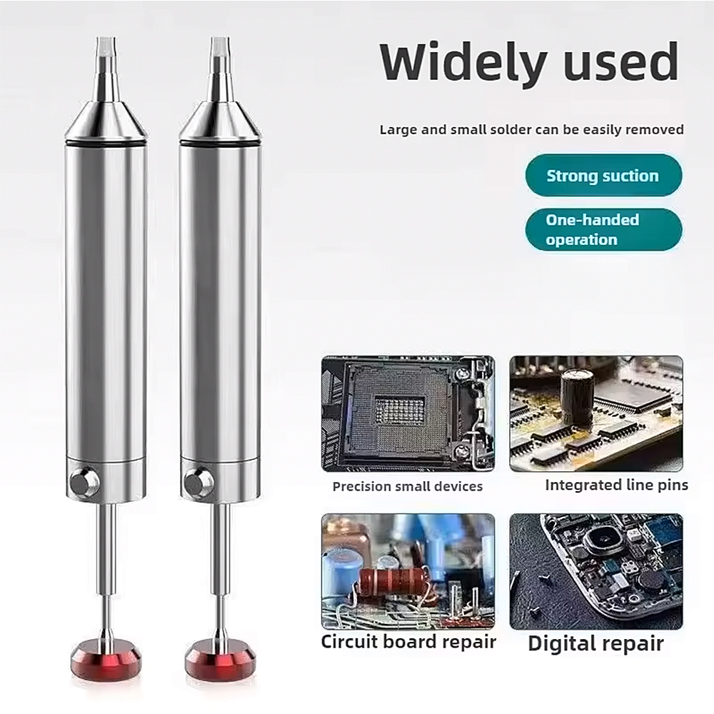 알루미늄 디솔더링 펌프 흡입식 주석 건 납땜 흡입 펜  - Flux Pen Electronics 리뷰 및 가격