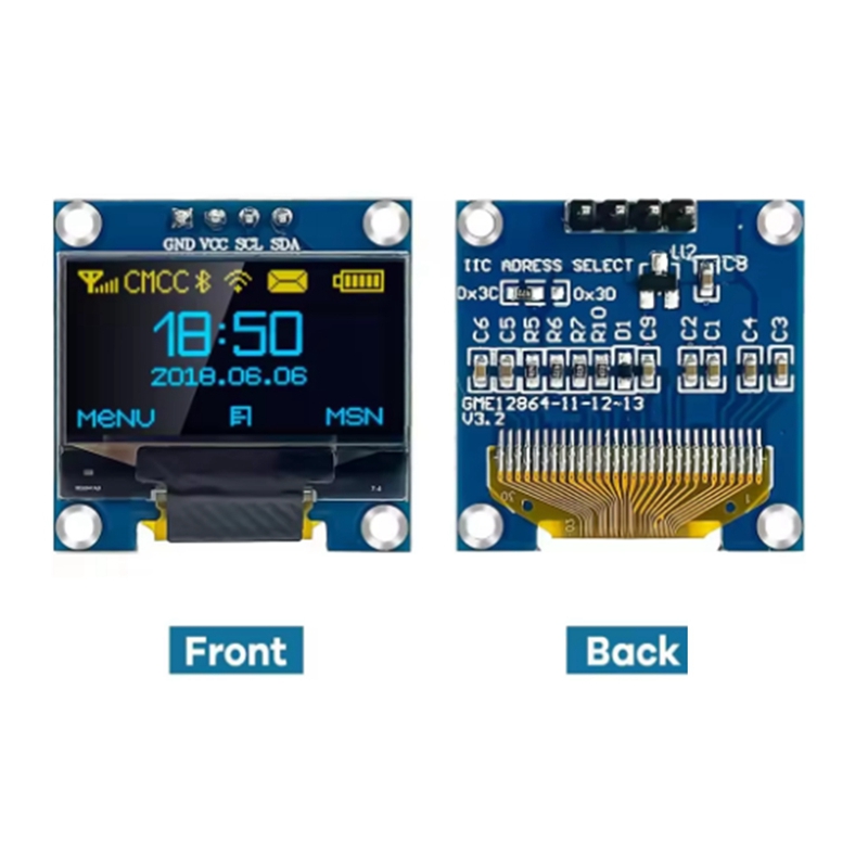 0.96인치 OLED 디스플레이 스크린 모듈 I2C I - I2C Lcd Display 리뷰 및 가격