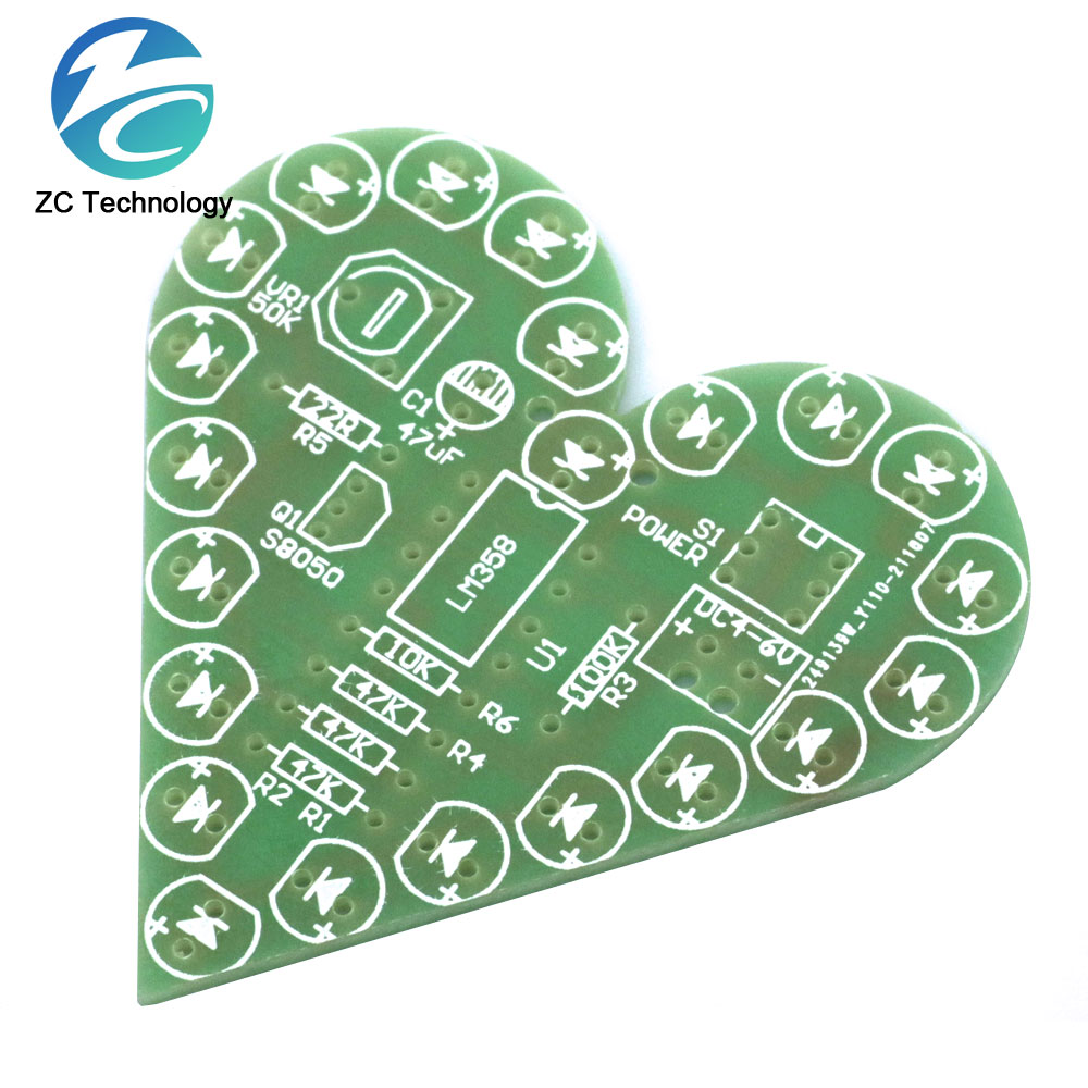 DIY 키트 심장 모양 호흡 램프 키트, DC 4V-6 - Diy Electronics For Kids 리뷰 및 가격