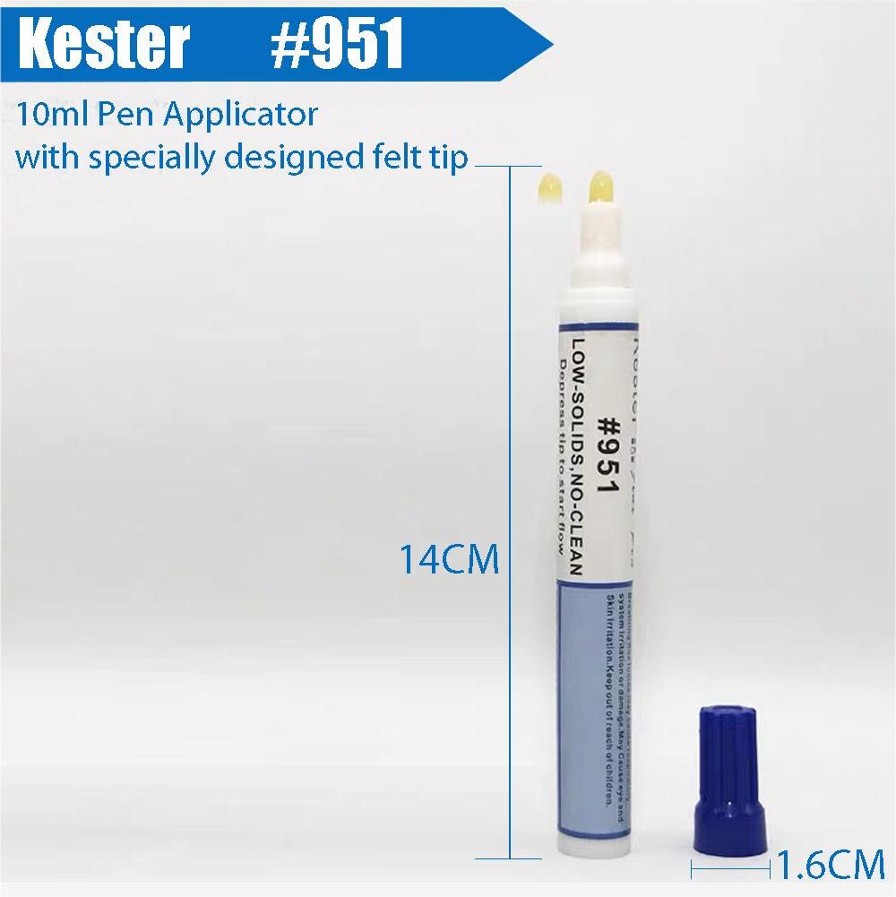 10ml 납땜 로진 플럭스 펜 951 낮은 솔리드 비  - Flux Pen Electronics 리뷰 및 가격