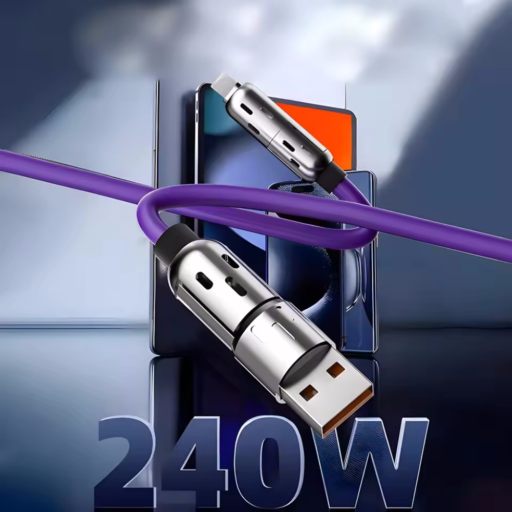 4 in 1 멀티 커넥터 충전기 회전 엘보 USB -  - Diy Electronics Wire 리뷰 및 가격