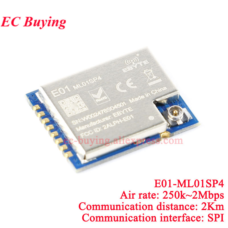 10Pcs/1pc E01-2G4M27SX ML01SP4 - Nrf24L01 Module Wireless 리뷰 및 가격