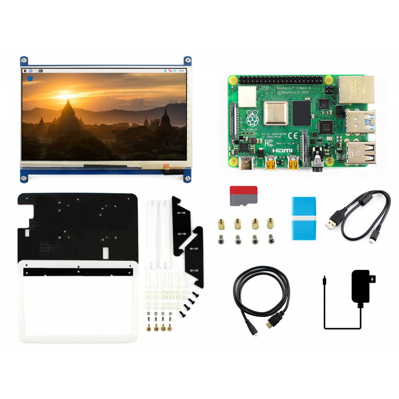 라즈베리 파이 4 모델 B 디스플레이 키트 7인치 정전 - Diy In Electronics 리뷰 및 가격