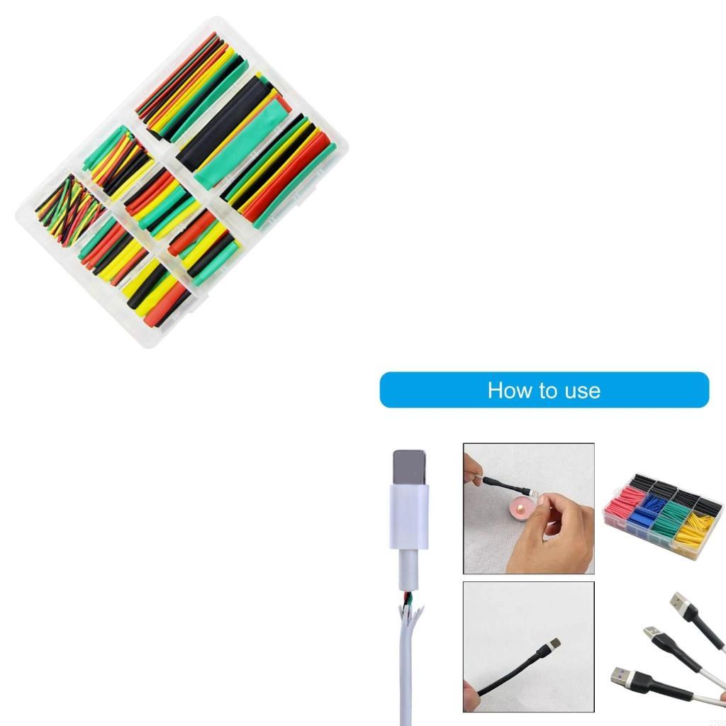 전기 절연을 위한 다양한 크기와 색상의 열수축 튜브 키 - Heat Shrink Tubing 리뷰 및 가격