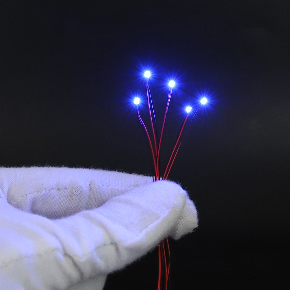 10개/세트 마이크로 LED 램프 칩 3V 사전 납땜  - Diy Electronics For Kids 리뷰 및 가격