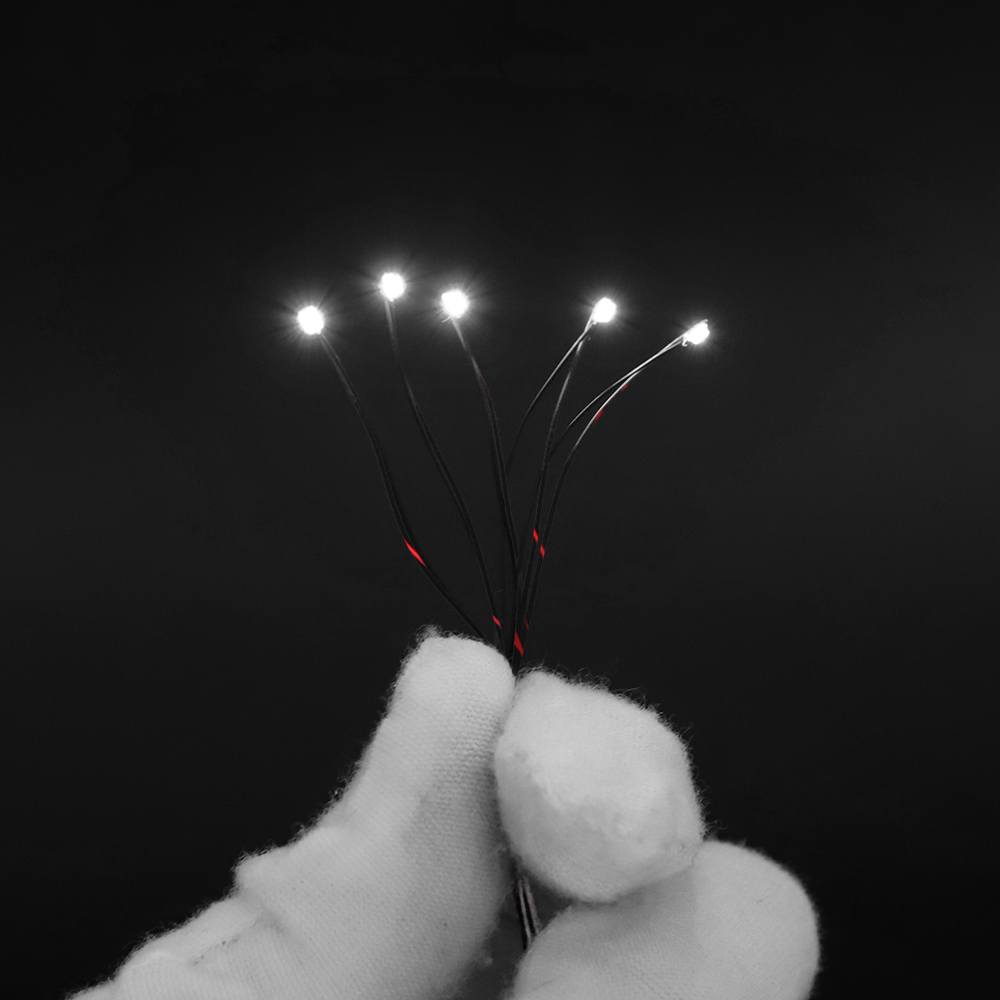 10개/세트 마이크로 LED 램프 칩 3V 사전 납땜  - Diy Electronics For Kids 리뷰 및 가격
