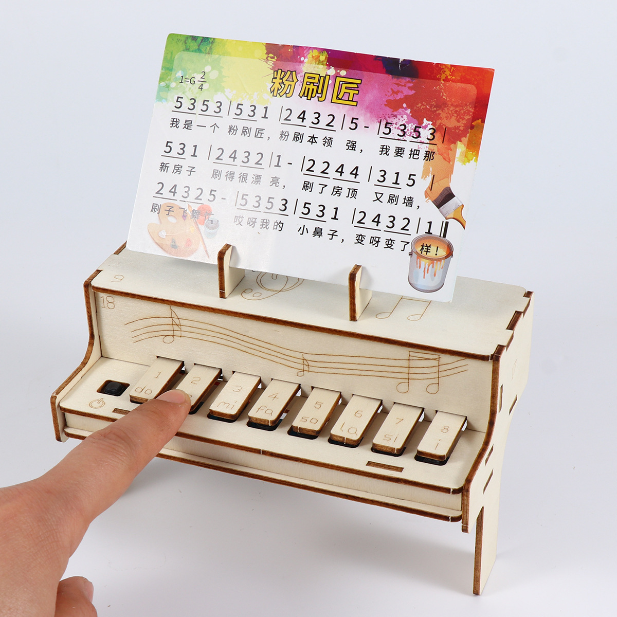 DIY 나무 전자 피아노 모델 STEM 조립 키트 물리 - Diy Electronics For Kids 리뷰 및 가격