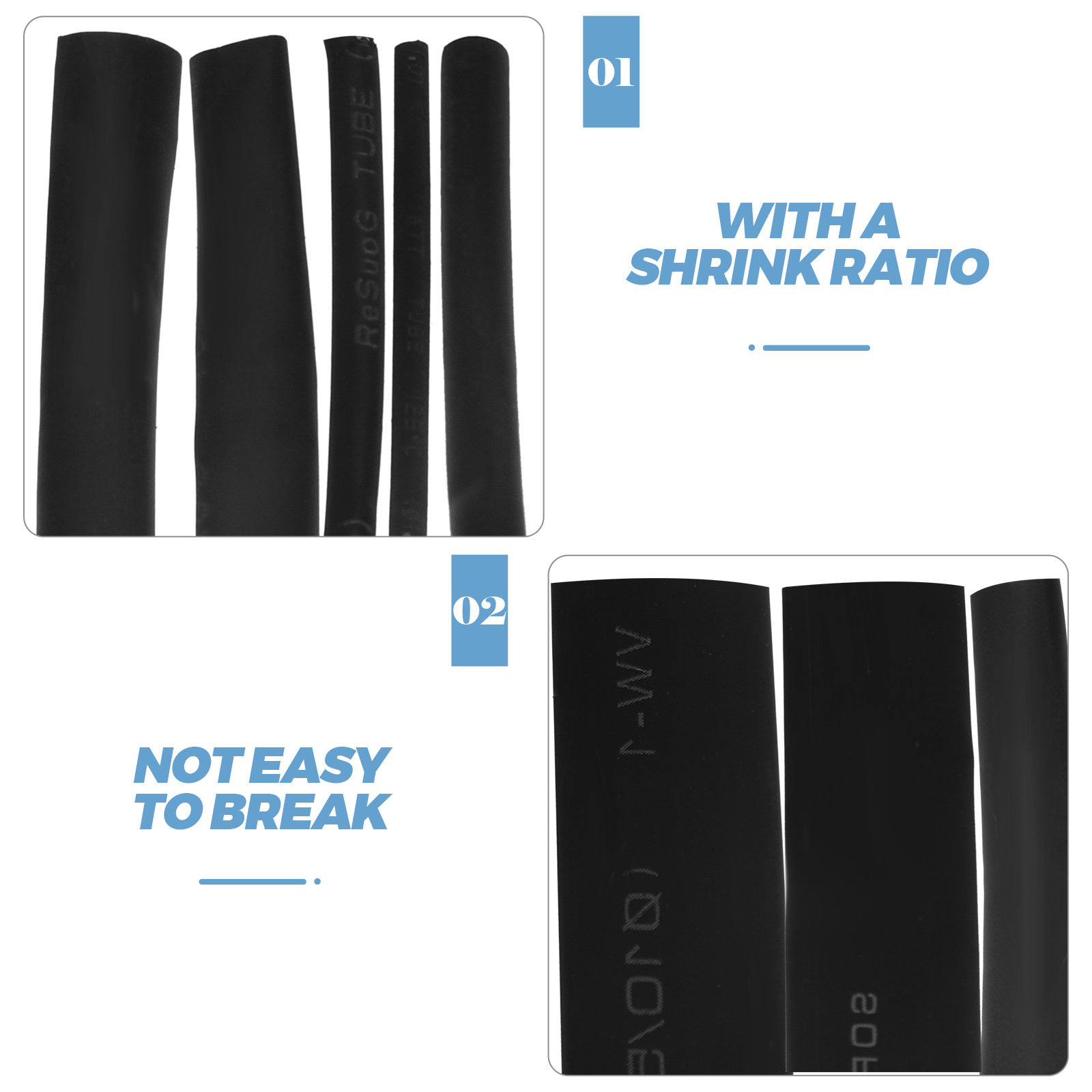 8Pcs 열 수축 튜브 헤비 듀티 산업용 수축 슬리브  - Heat Shrink Tubing 리뷰 및 가격