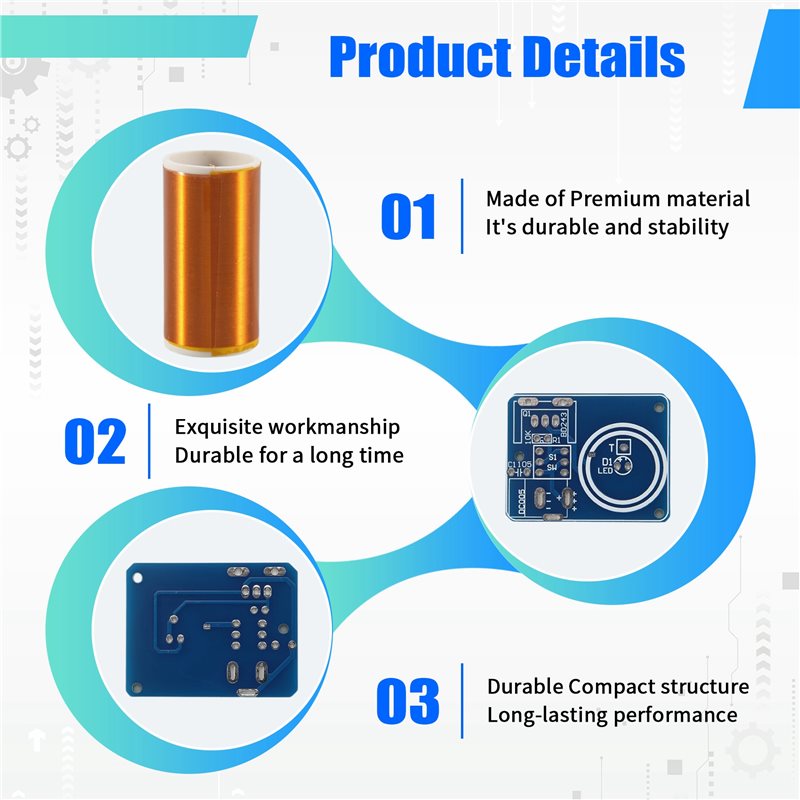 BD243 미니 테슬라 코일 키트 빈 조명 기술 DIY - Useful Diy Electronics 리뷰 및 가격