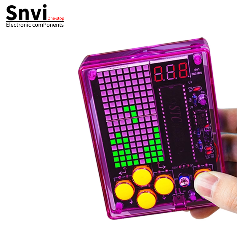 Snvi DIY 픽셀 게임 콘솔 키트 51 MCU 테트 - Diy Electronics For Kids 리뷰 및 가격