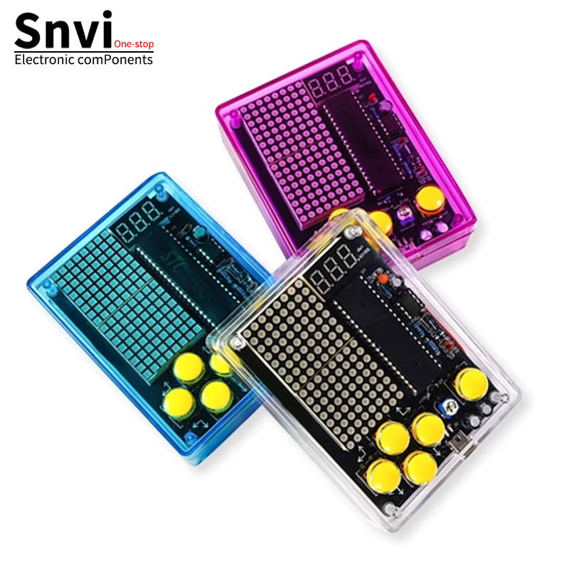 Snvi DIY 픽셀 게임 콘솔 키트 51 MCU 테트 - Diy Electronics For Kids 리뷰 및 가격