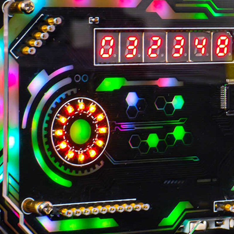 WISH 데스크탑 디지털 시계 전자 DIY 키트 사이버 - Diy Innovative Electronics 리뷰 및 가격