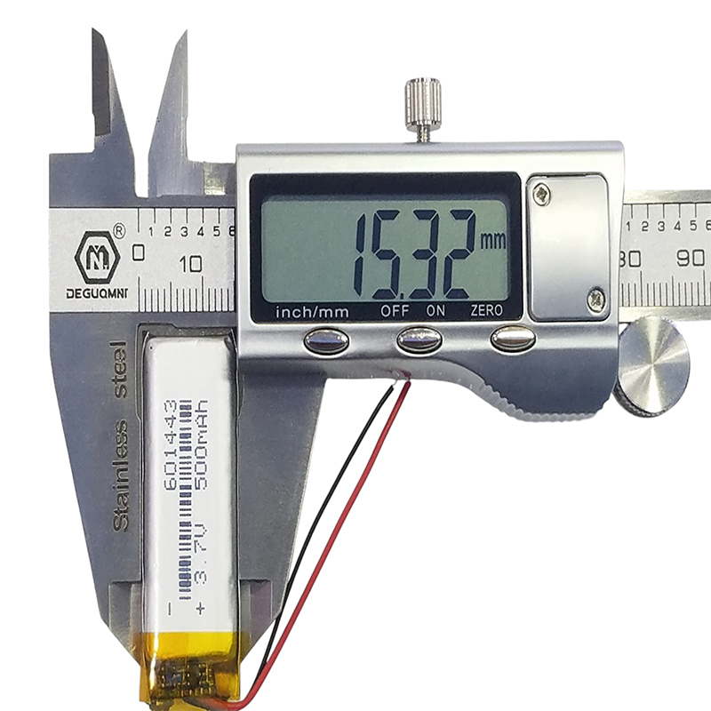 컴팩트 3.7V 500mAh 리튬이온 배터리 60144 - Diy Wearable Electronics 리뷰 및 가격